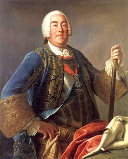 Frdric-Auguste II de Saxe par Pietro Antonio Rotari